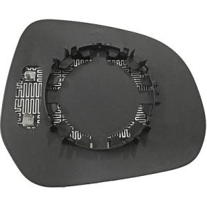 Vidro de espelho, espelho retrovisor exterior Esquerdo para Opel Agila B 08->>