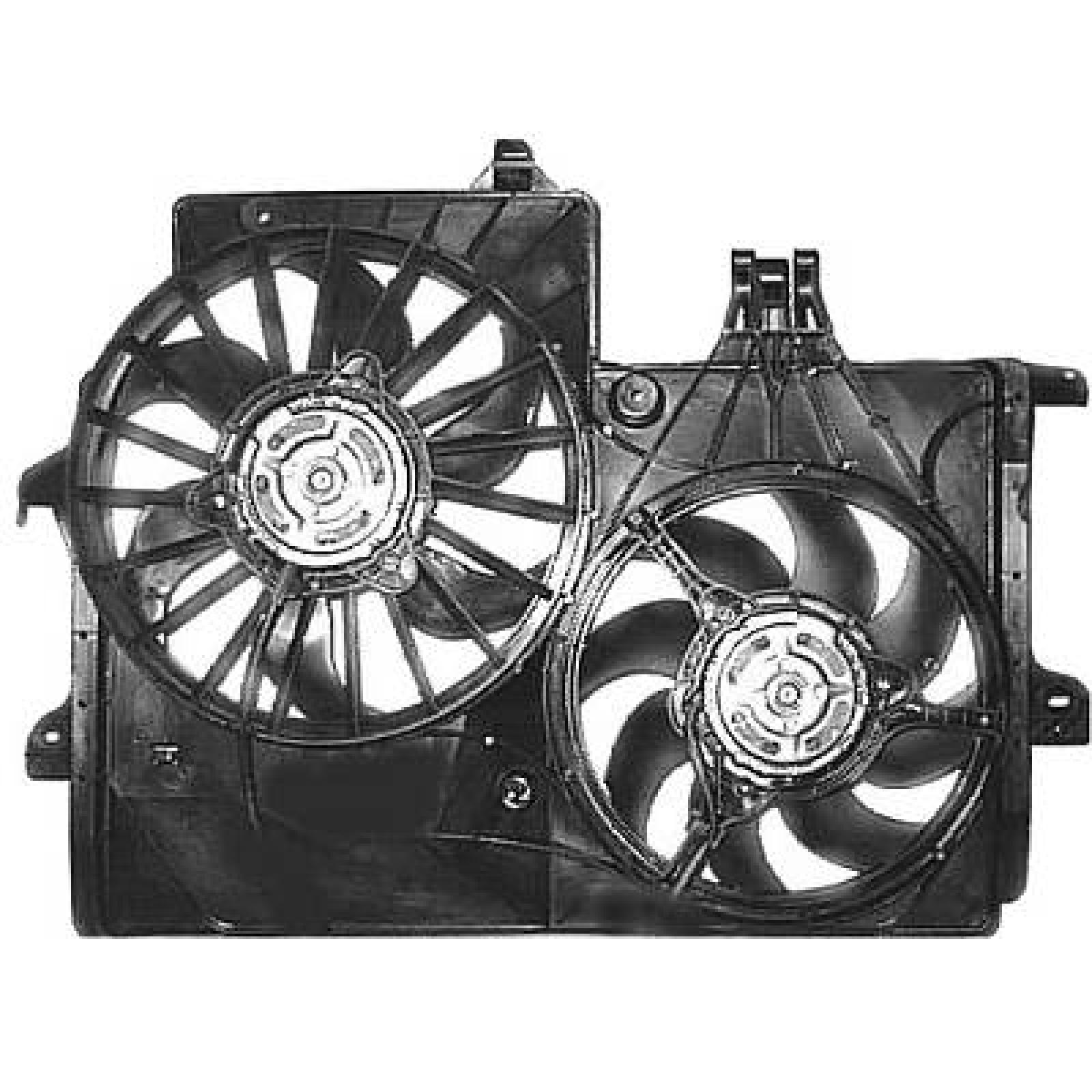 Ventilador, refrigeração do motor para Opel Meriva 06-10
