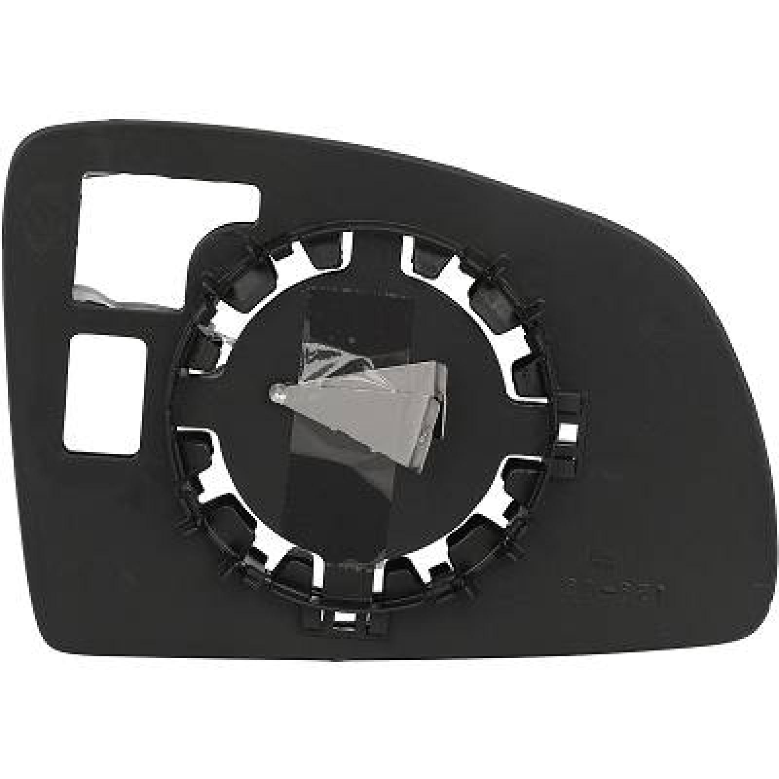Vidro de espelho, espelho retrovisor exterior Esquerdo para Opel Meriva 03-06