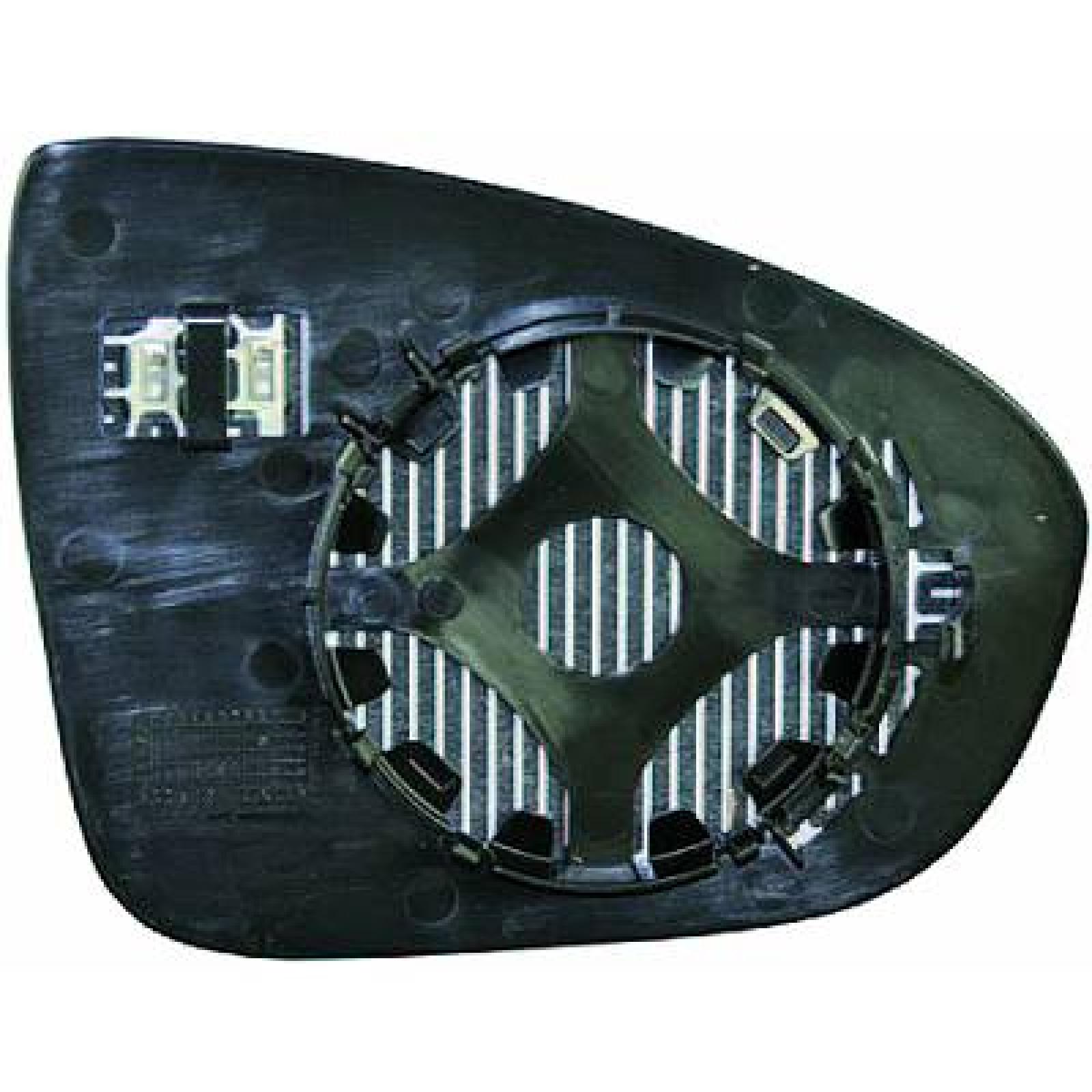 Vidro de espelho, espelho retrovisor exterior Direito para Opel Meriva 14->>