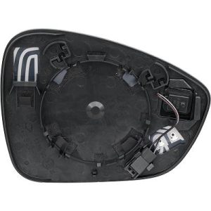 Vidro de espelho, espelho retrovisor exterior Esquerdo para Opel Crossland X 17->>