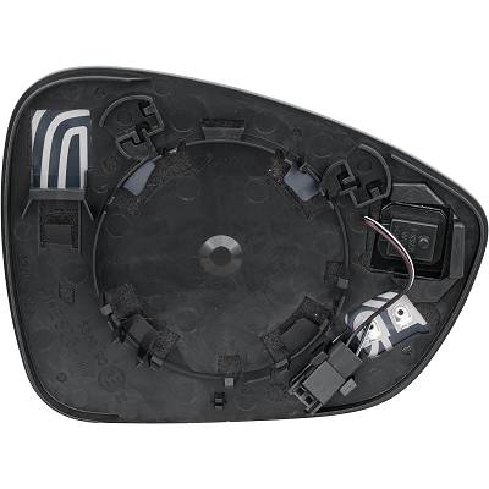 Vidro de espelho, espelho retrovisor exterior Esquerdo para Opel Crossland X 17->>