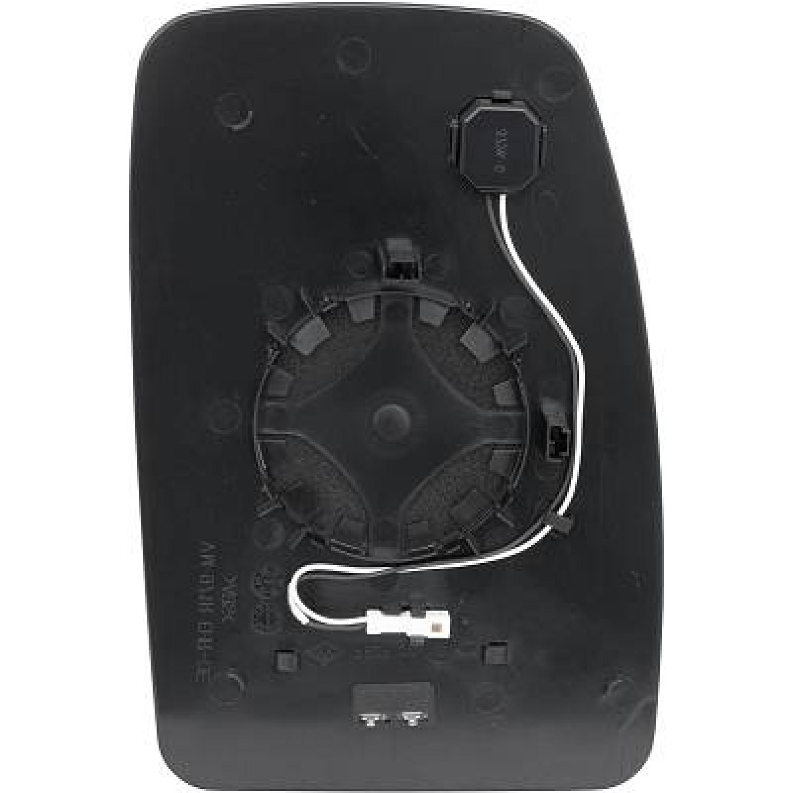 Vidro de espelho, espelho retrovisor exterior Direito para Opel Movano 19->>
