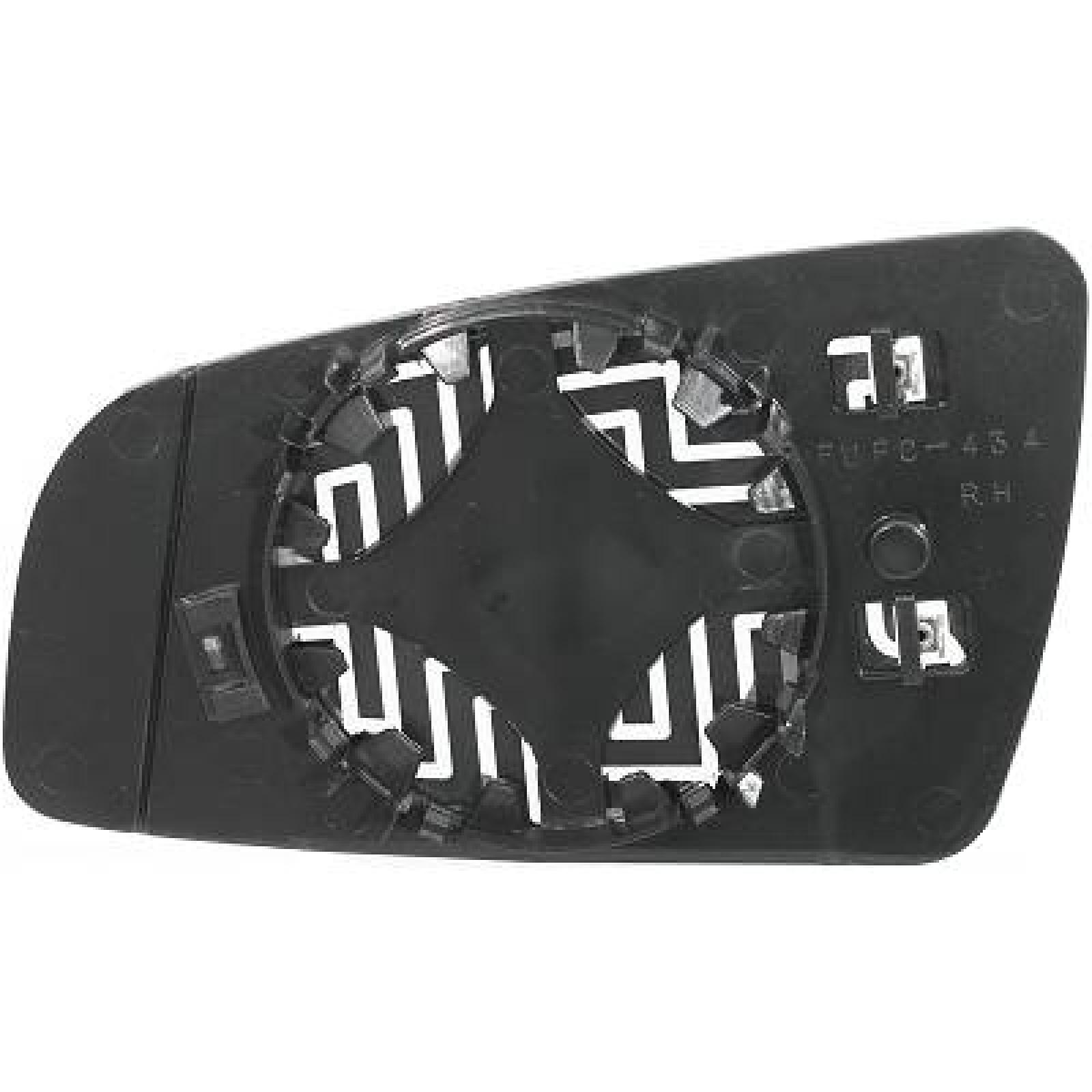 Vidro de espelho, espelho retrovisor exterior Direito para Opel Zafira 05->>