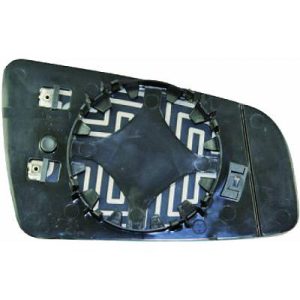 Vidro de espelho, espelho retrovisor exterior Esquerdo para Opel Zafira 05->>