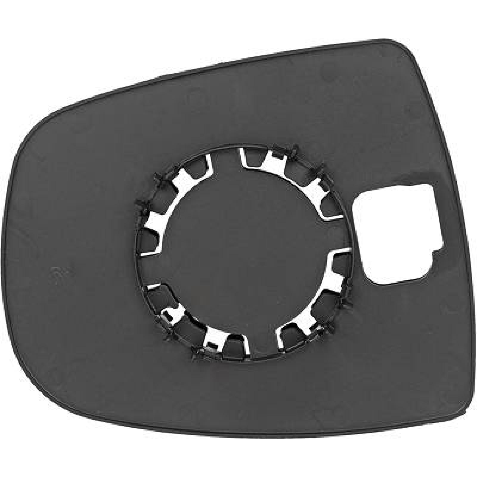 Vidro de espelho, espelho retrovisor exterior Direito para Nissan Primastar 01-06