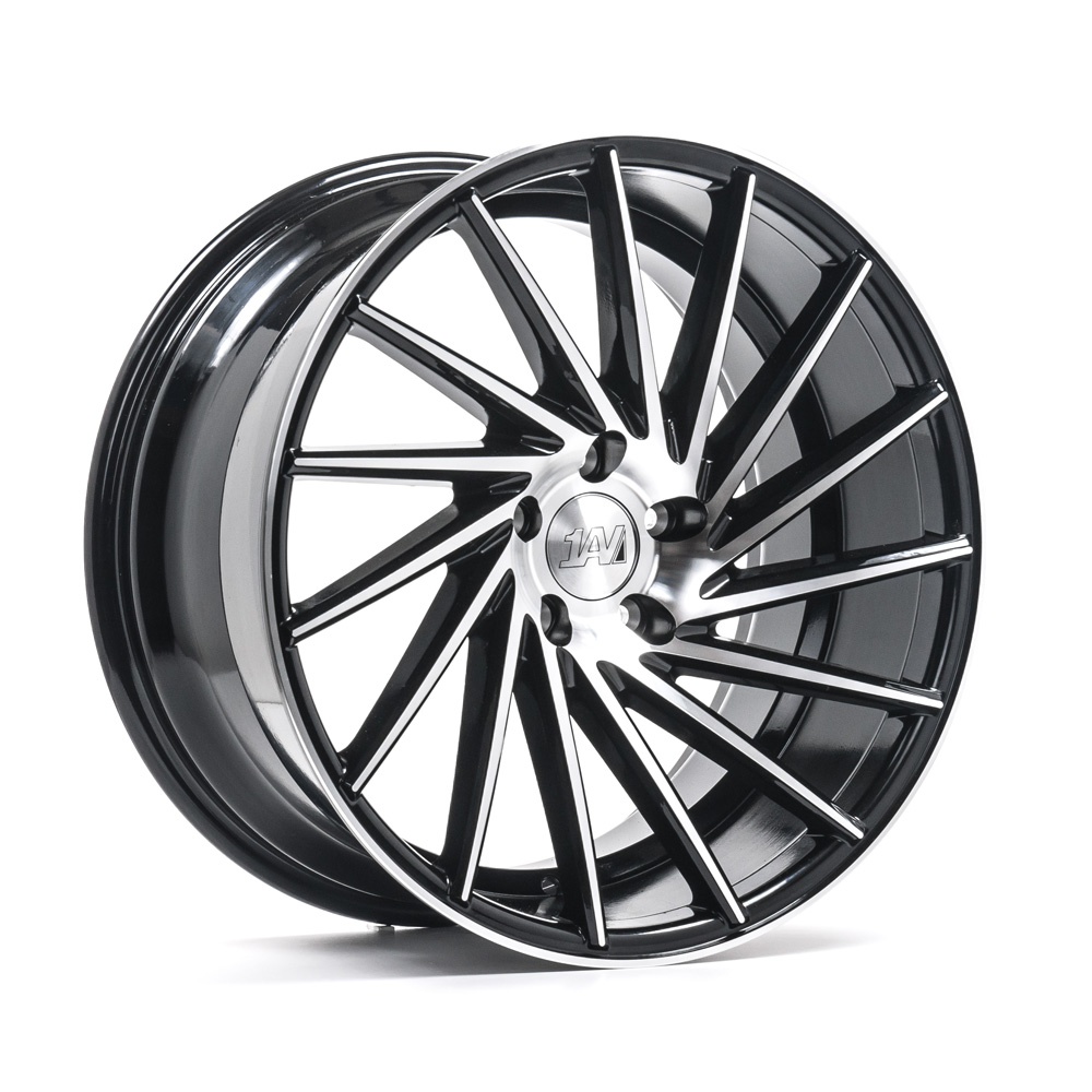 Jante 1AV ZX1 19x8,5 ET40 5x108 - GLOSS BLACK & POLISHED
