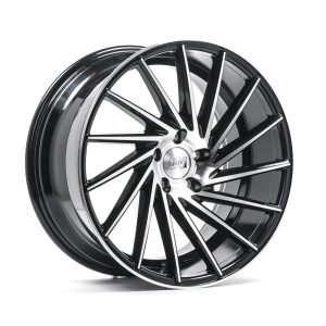 Jante 1AV ZX1 18x8 ET42 5x108 - GLOSS BLACK & POLISHED