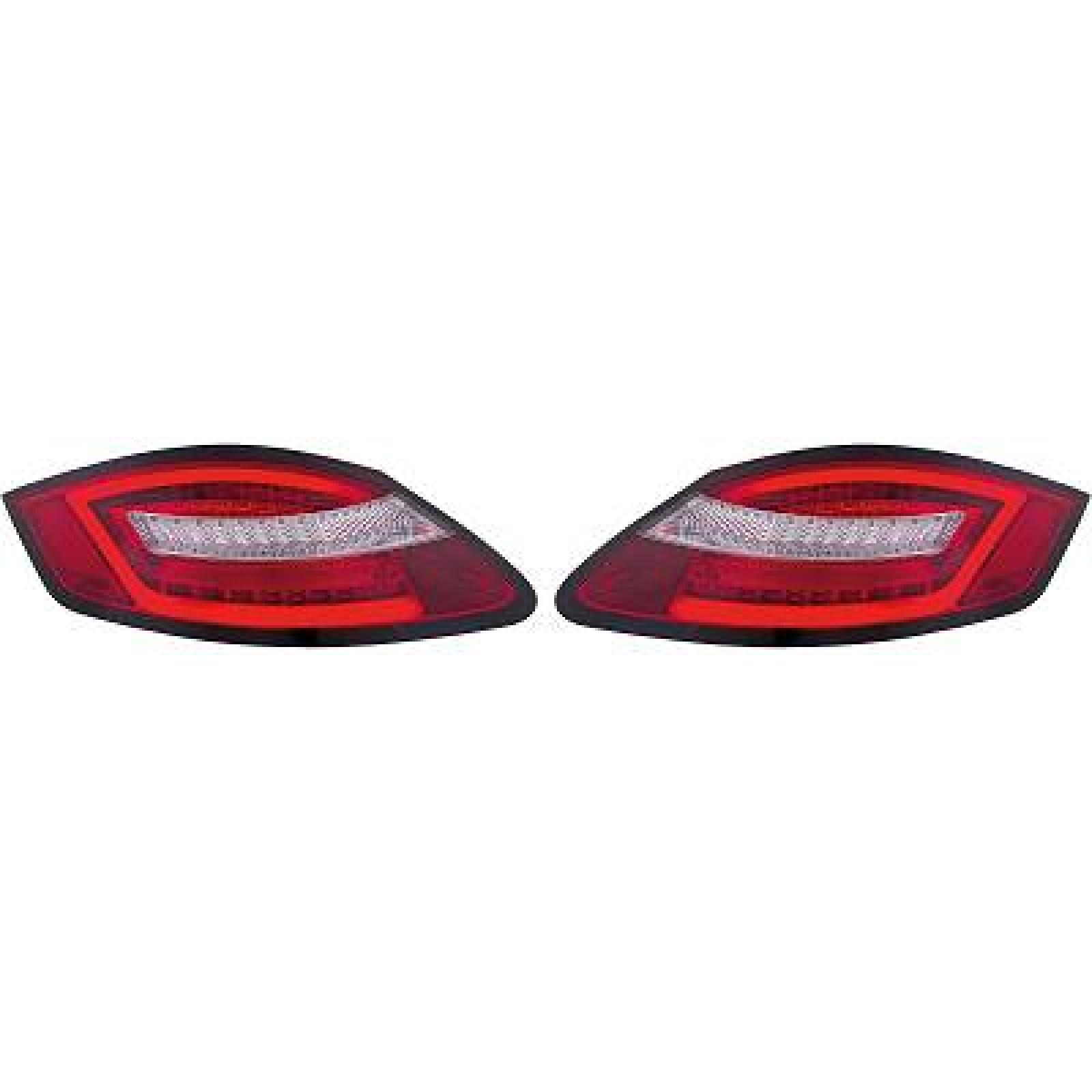 Jogo de farolins traseiros para Porsche Boxter 04-08