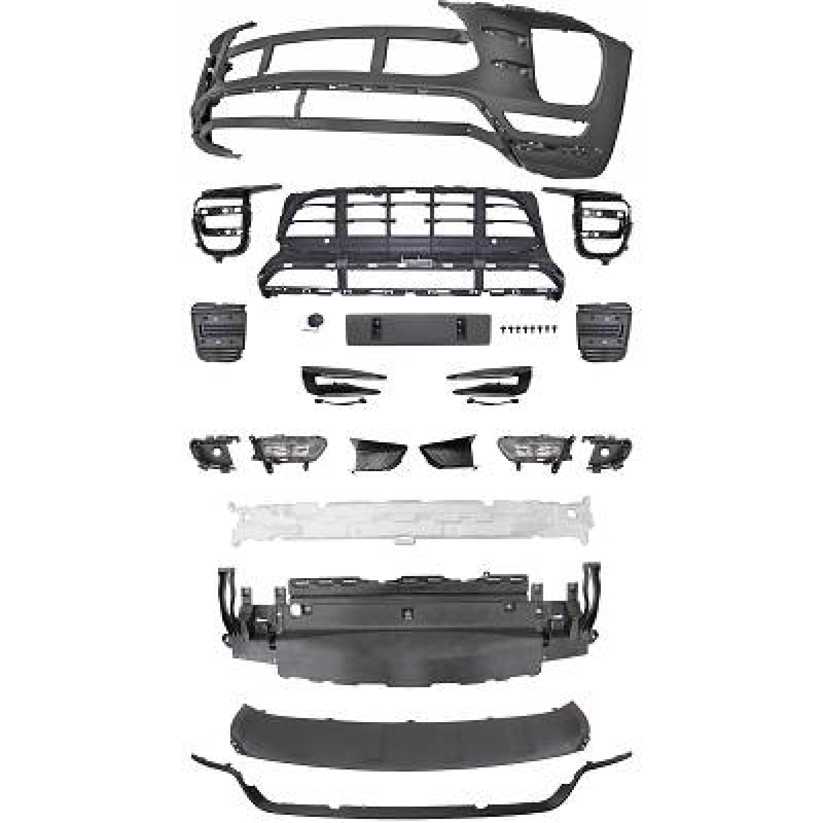 Pára-choques Dianteiro para Porsche Macan 14->>