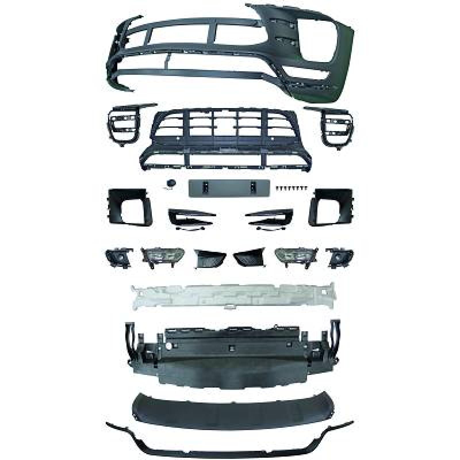 Pára-choques Dianteiro para Porsche Macan 14->>