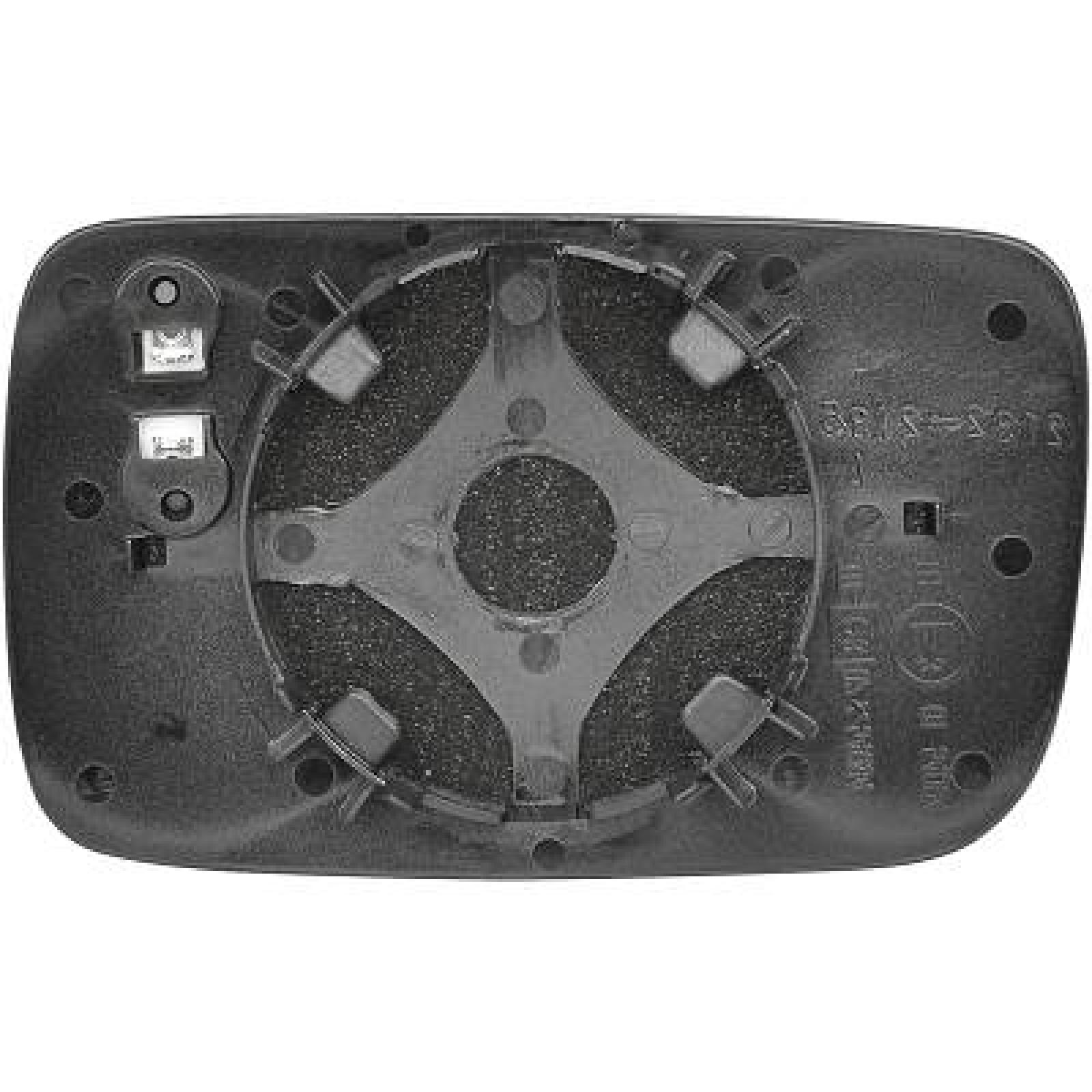 Vidro de espelho, espelho retrovisor exterior Esquerdo para Volkswagen Polo Caddy/Var./Clas 95-04