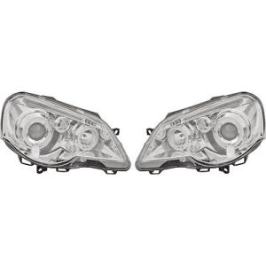 Jogo de faróis principais para Volkswagen Polo 05-09
