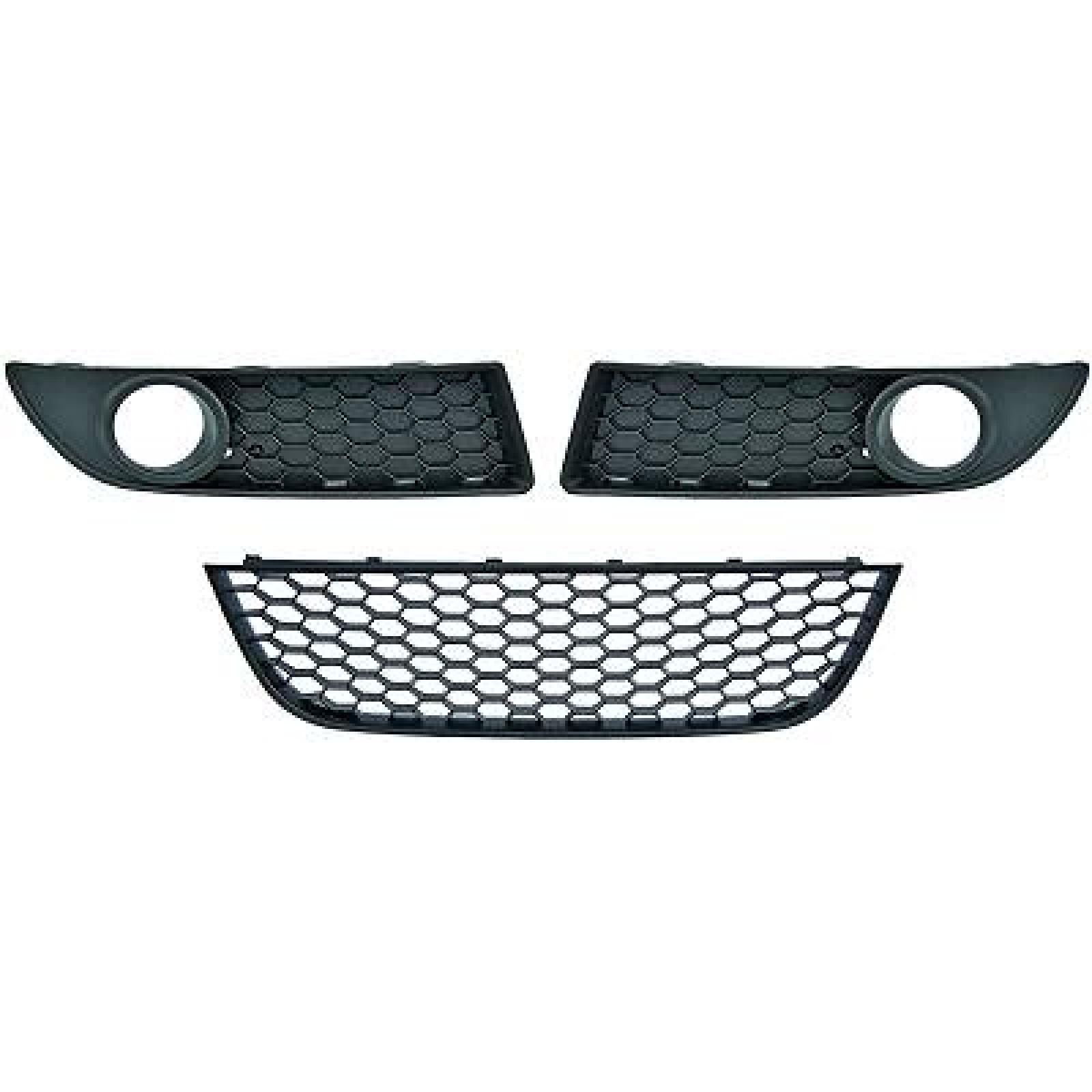 Grelha de ventilador, pára-choques Esquerdo para Volkswagen Polo 05-09