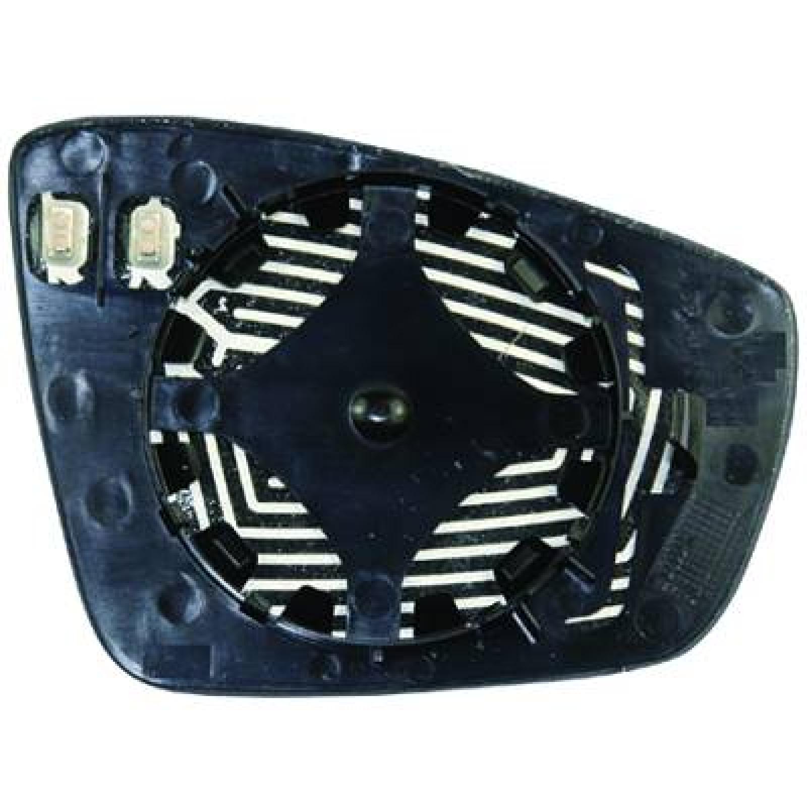 Vidro de espelho, espelho retrovisor exterior Direito para Volkswagen Polo 3/5 portas 14-17