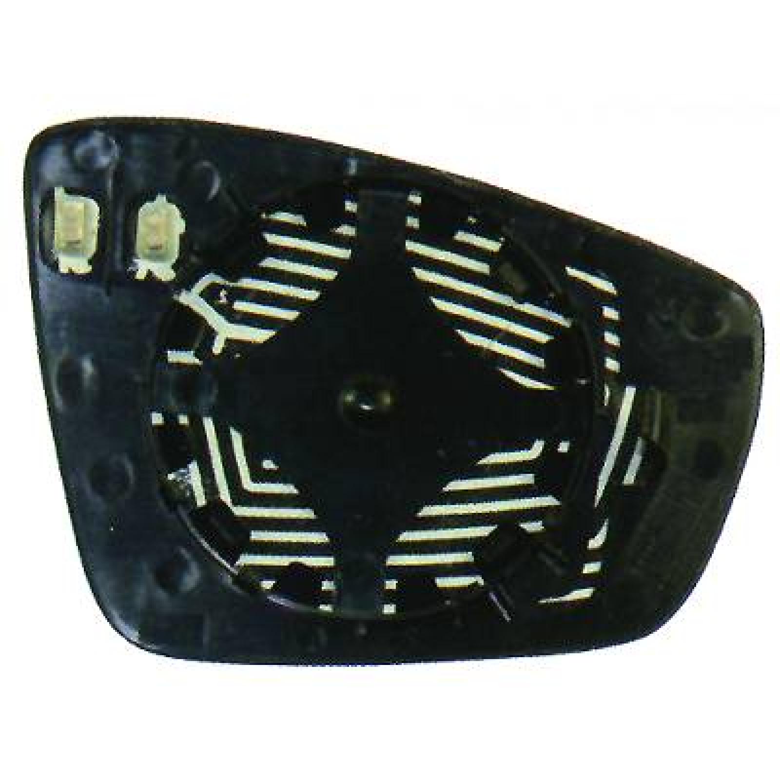 Vidro de espelho, espelho retrovisor exterior Esquerdo para Volkswagen Polo 3/5 portas 14-17