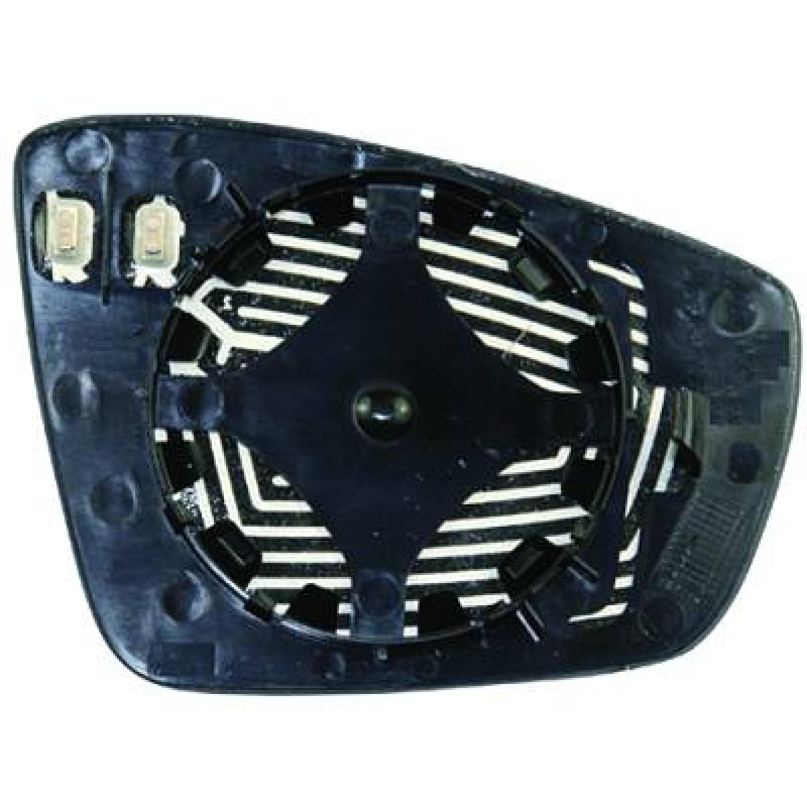 Vidro de espelho, espelho retrovisor exterior Direito para Volkswagen Polo 3/5 portas 14-17