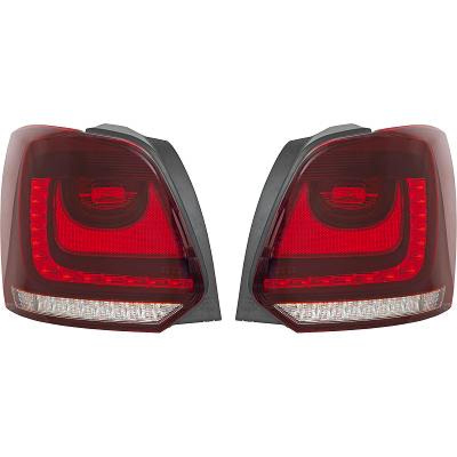 Jogo de farolins traseiros para Volkswagen Polo 3/5 portas 09-14