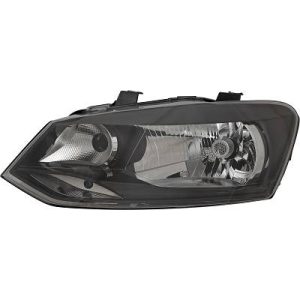 Farol principal Esquerdo para Volkswagen Polo 3/5 portas 09-14