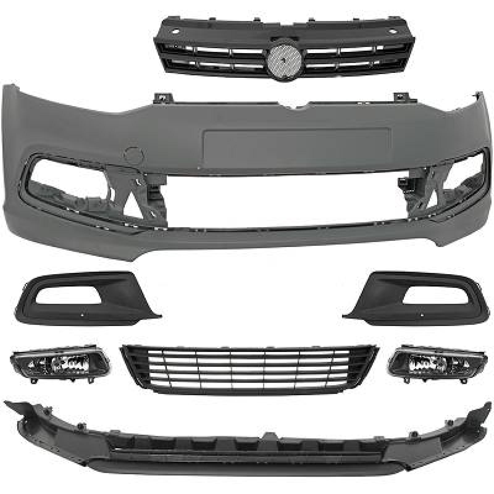 Pára-choques Dianteiro para Volkswagen Polo 3/5 portas 14-17