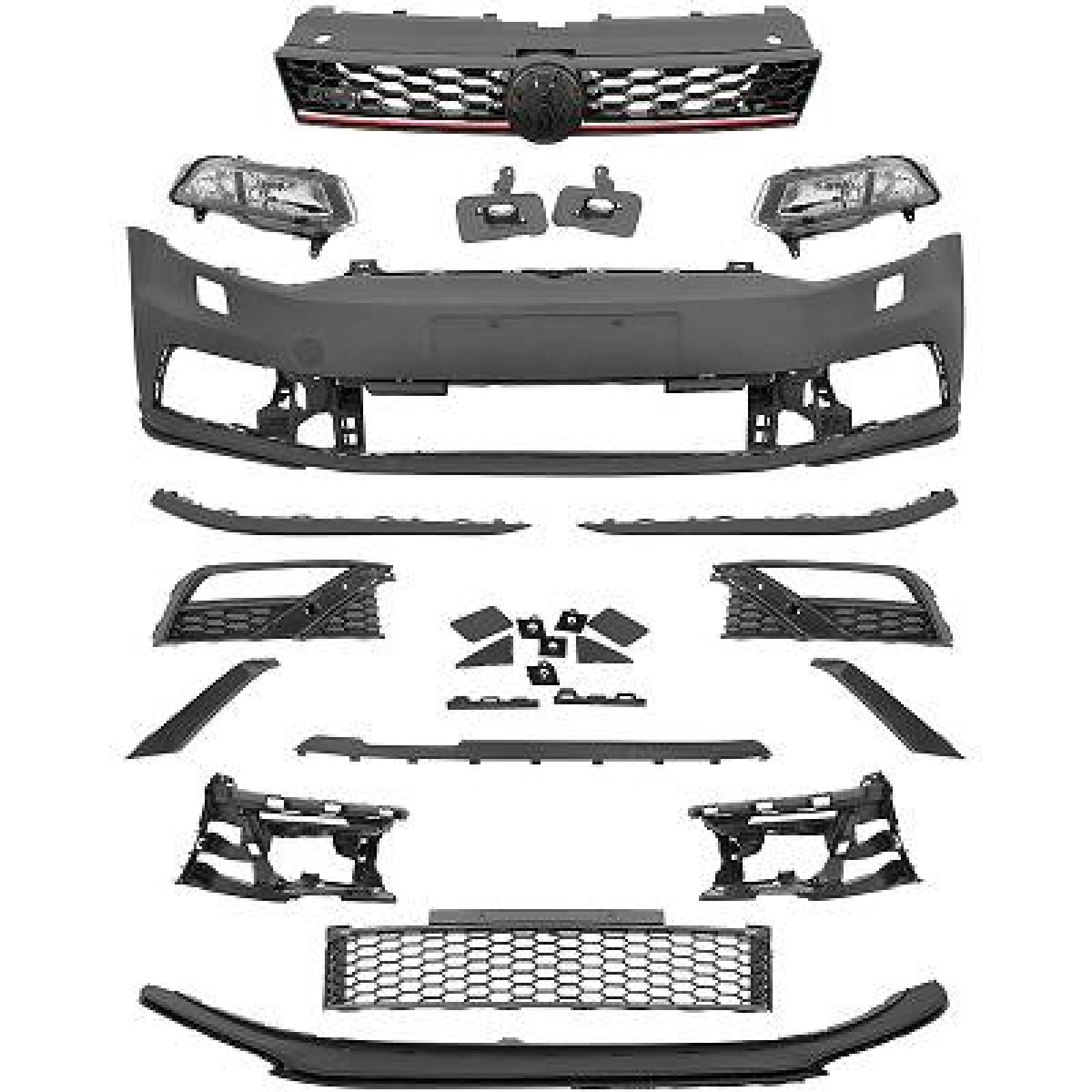 Pára-choques Dianteiro para Volkswagen Polo 3/5 portas 14-17