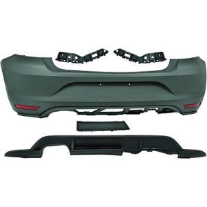 Pára-choques Traseiro para Volkswagen Polo 3/5 portas 14-17