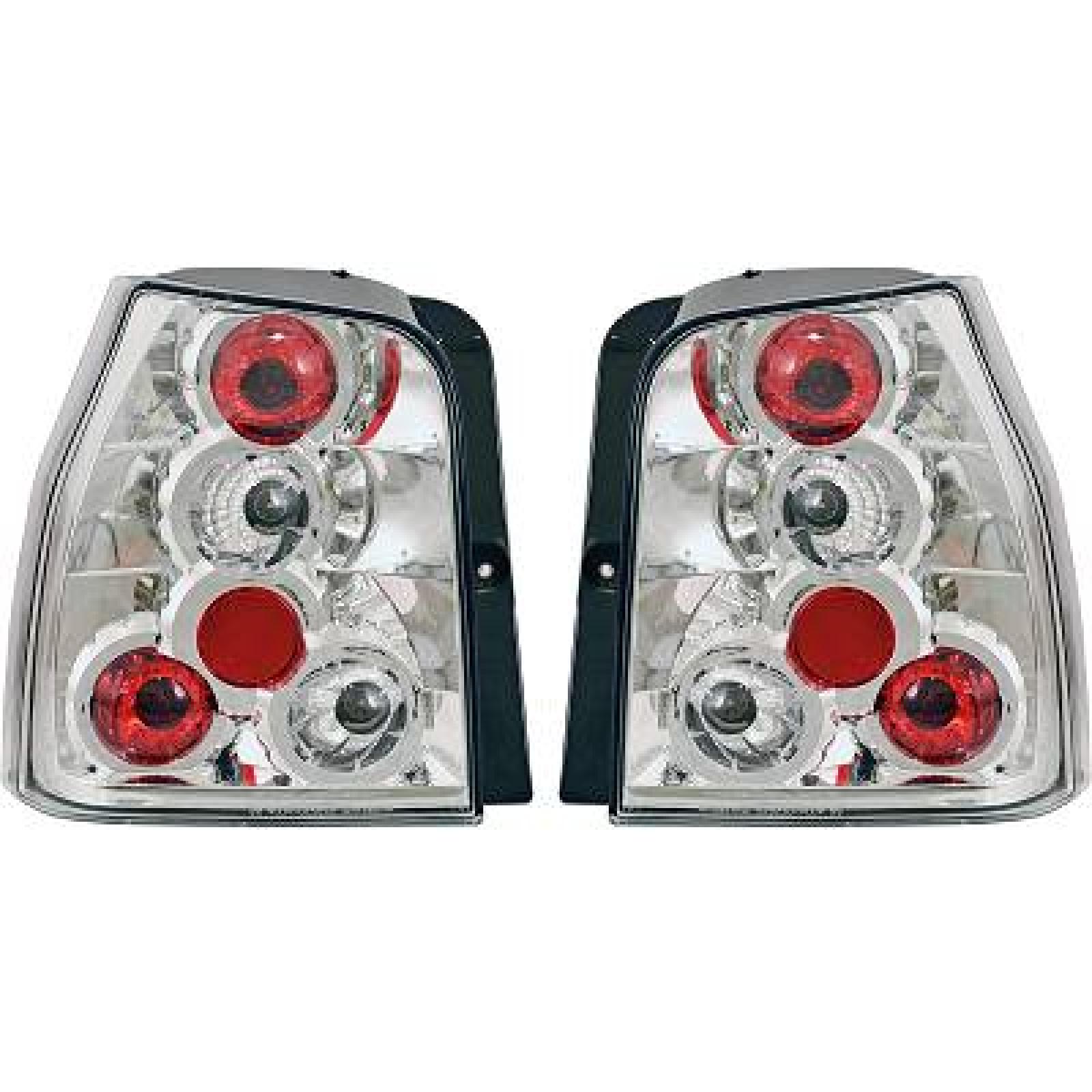 Jogo de farolins traseiros para Volkswagen Lupo 98-05