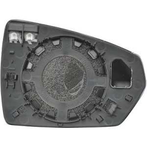 Vidro de espelho, espelho retrovisor exterior Esquerdo para Volkswagen Polo 3/5 portas 21->>