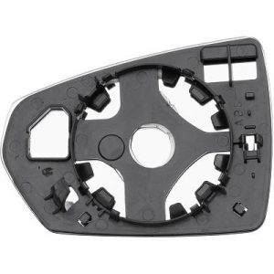 Vidro de espelho, espelho retrovisor exterior Direito para Volkswagen Polo 3/5 portas 21->>