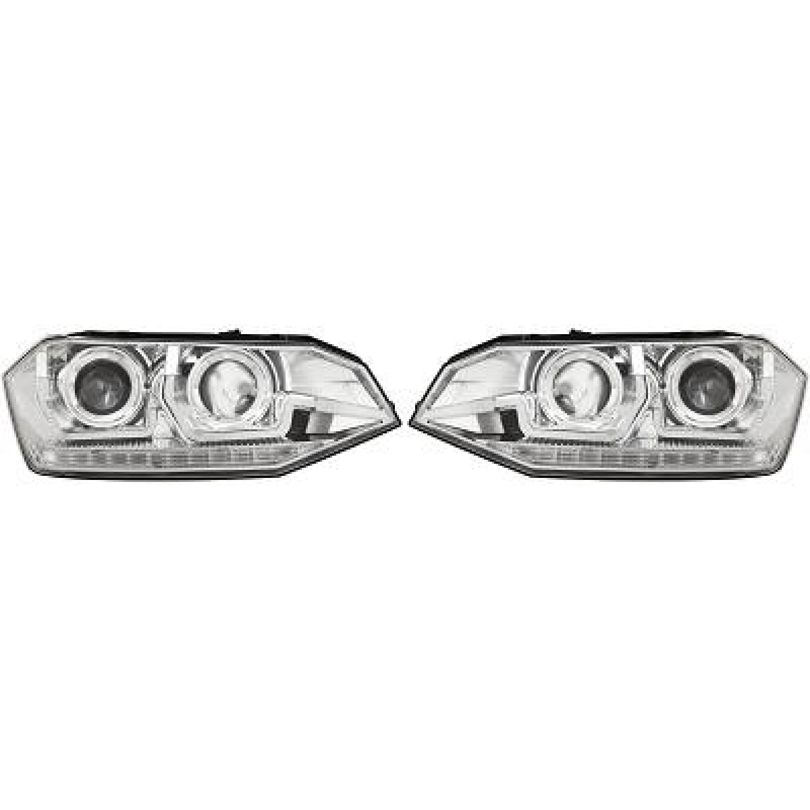 Jogo de faróis principais para Volkswagen Polo 3/5 portas 9.17-21