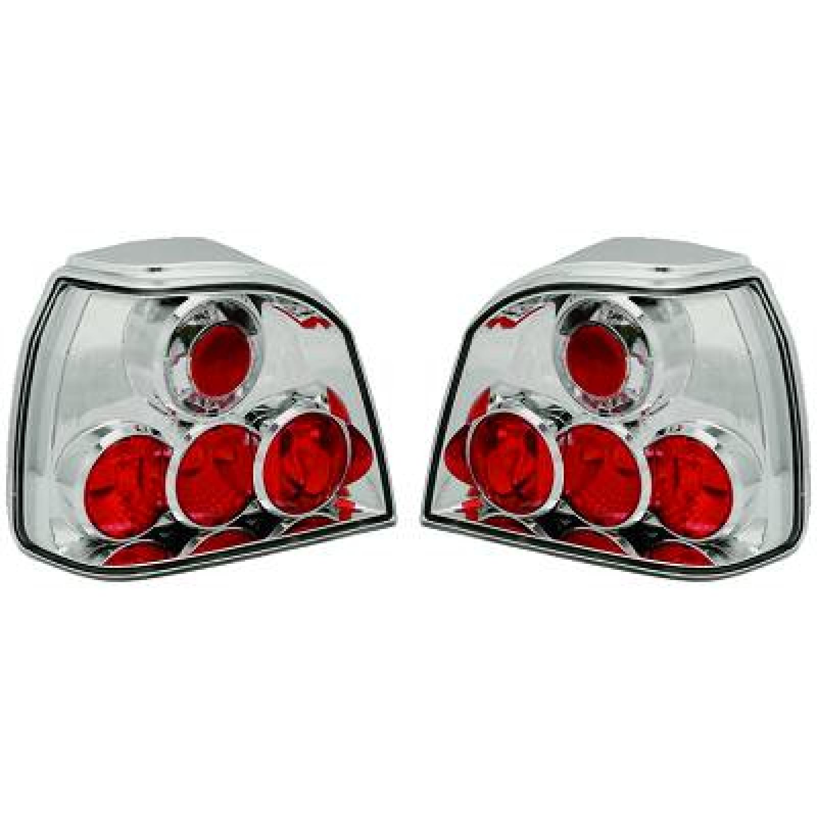 Jogo de farolins traseiros para Volkswagen Golf III 91-97