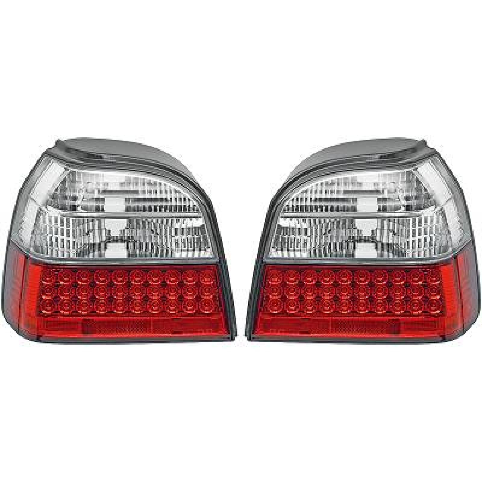 Jogo de farolins traseiros para Volkswagen Golf III 91-97