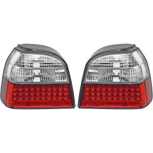 Jogo de farolins traseiros para Volkswagen Golf III 91-97