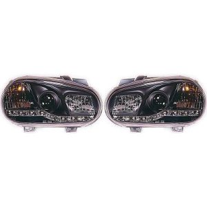 Jogo de faróis principais para Volkswagen Golf IV 97-03