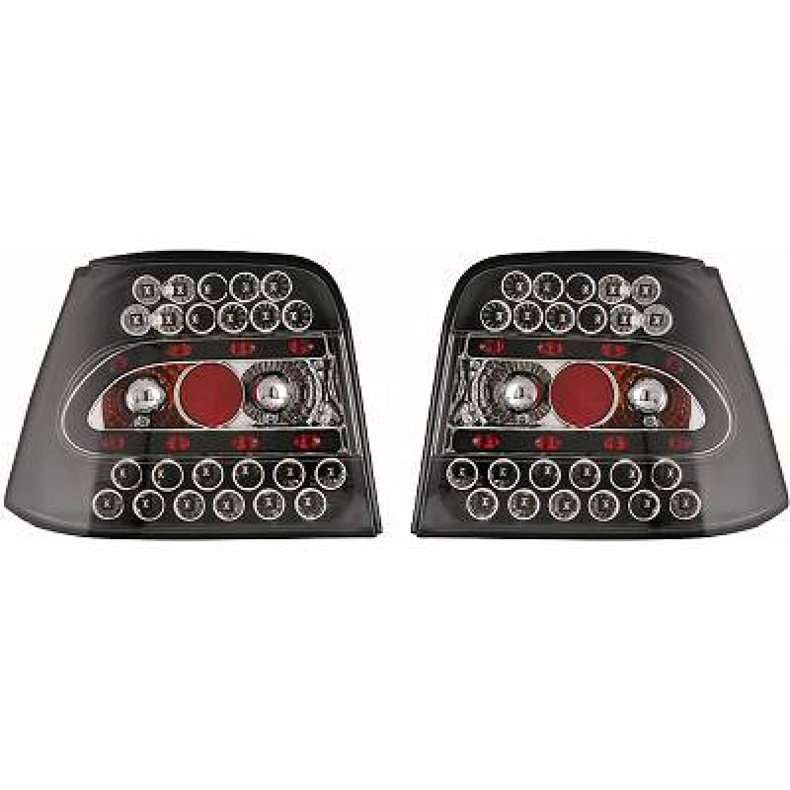 Jogo de farolins traseiros para Volkswagen Golf IV 97-03