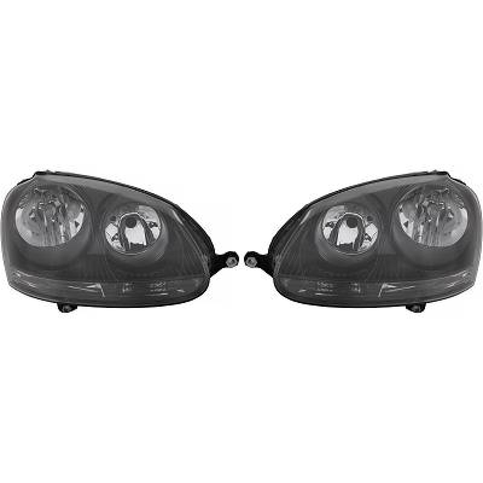 Jogo de faróis principais para Volkswagen Golf V/VI Carrinha 07-09