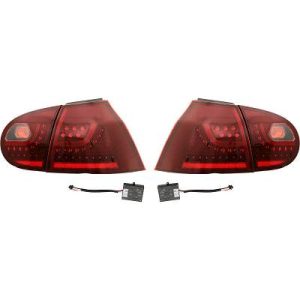 Jogo de farolins traseiros para Volkswagen Golf V 03-08