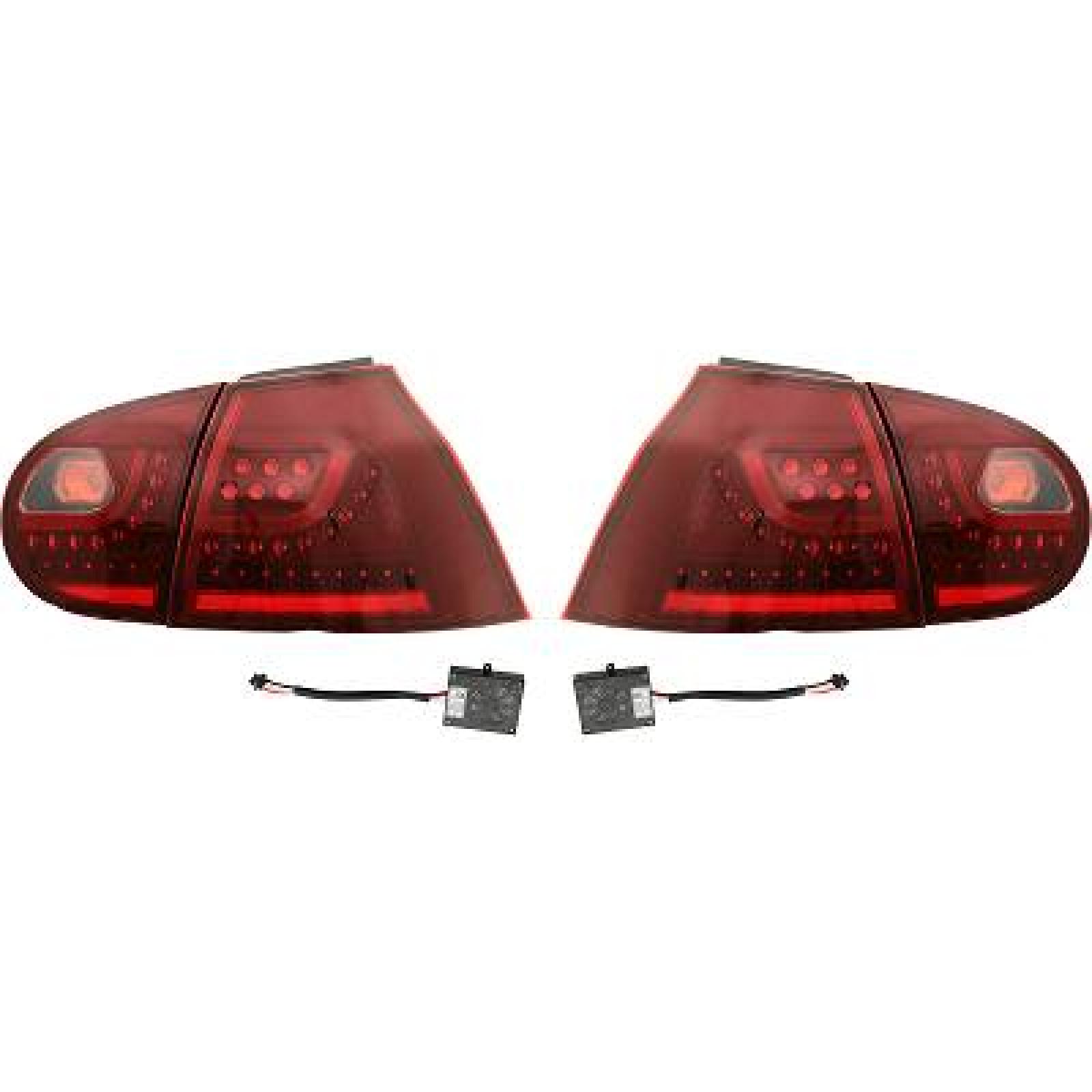 Jogo de farolins traseiros para Volkswagen Golf V 03-08