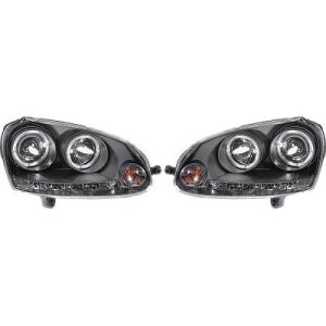 Jogo de faróis principais para Volkswagen Golf V 03-08