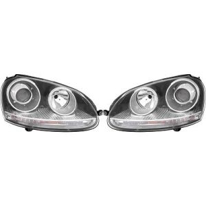 Jogo de faróis principais para Volkswagen Golf V/VI Carrinha 07-09