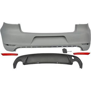Pára-choques Traseiro para Volkswagen Golf VI Berlina 08-12