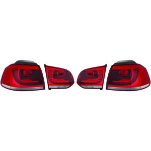Jogo de farolins traseiros para Volkswagen Golf VI Berlina 08-12