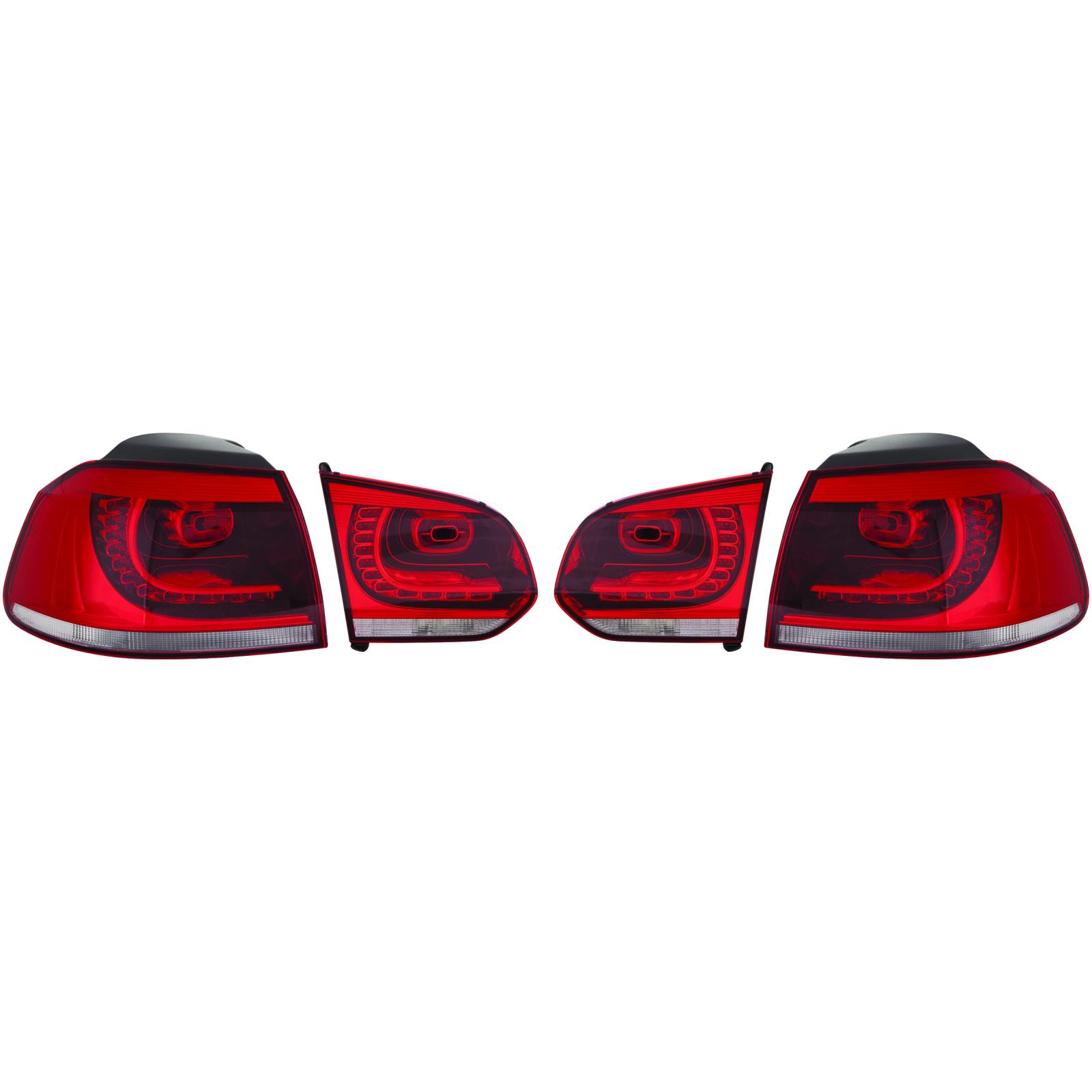 Jogo de farolins traseiros para Volkswagen Golf VI Berlina 08-12