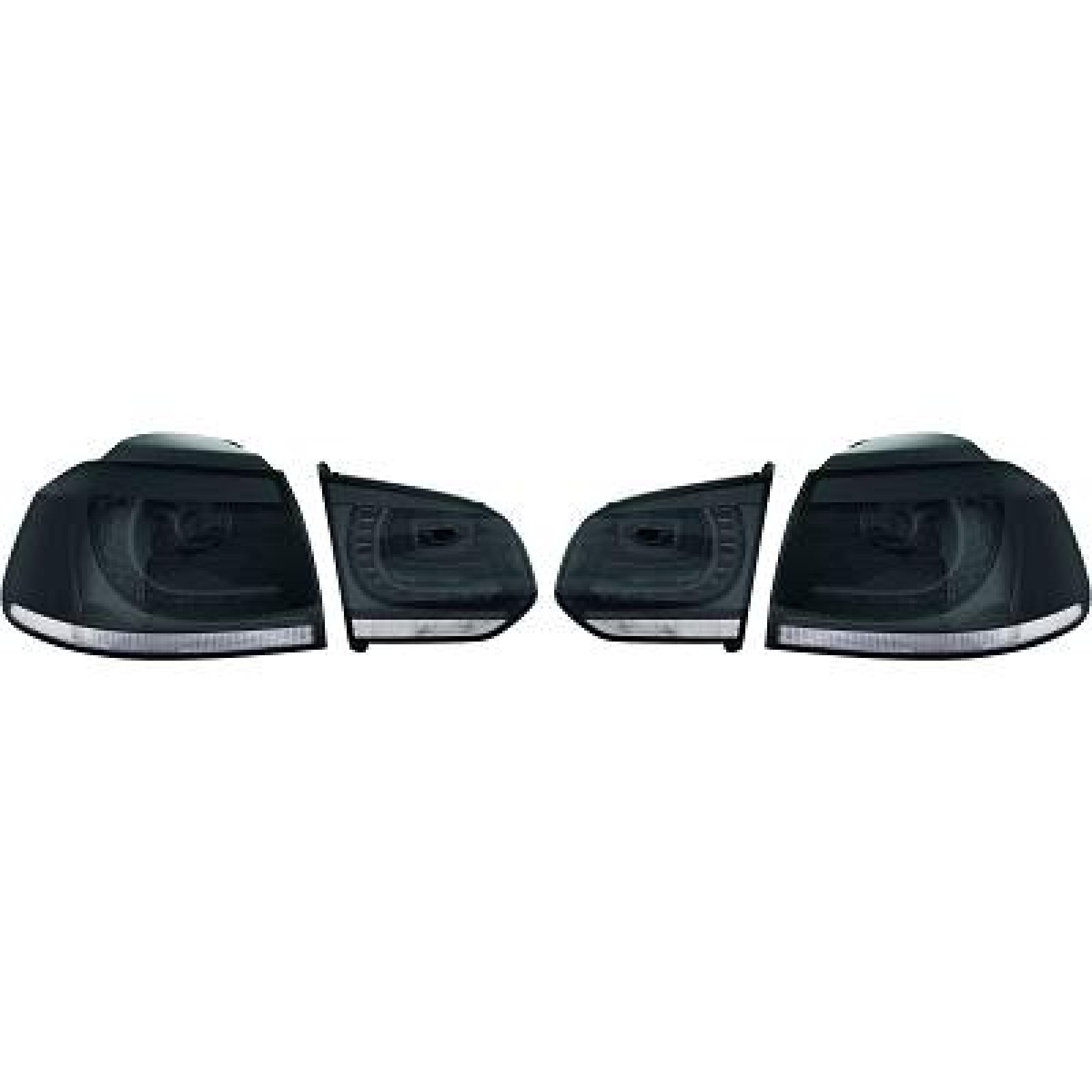 Jogo de farolins traseiros para Volkswagen Golf VI Berlina 08-12