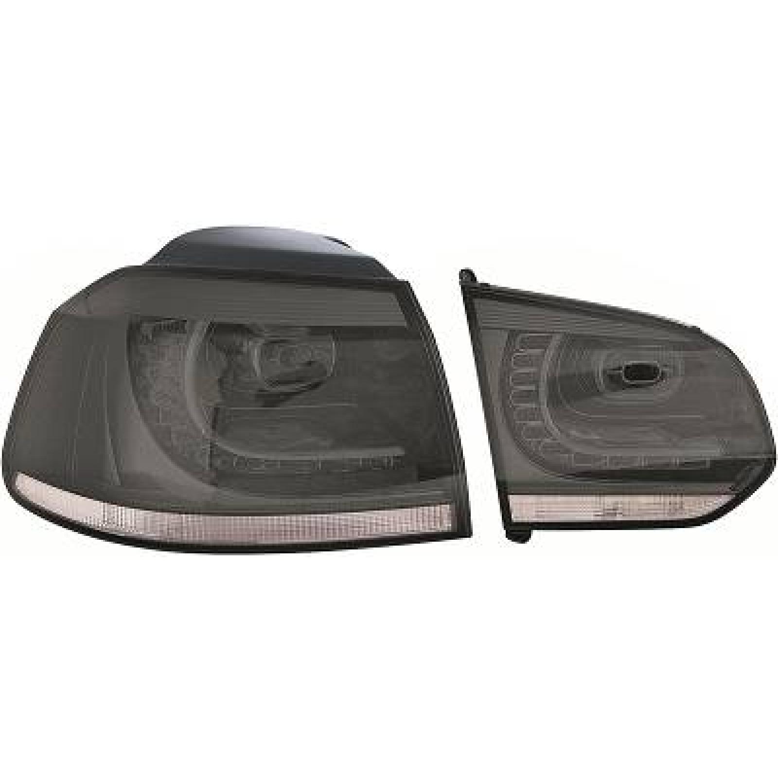Jogo de farolins traseiros para Volkswagen Golf VI Berlina 08-12