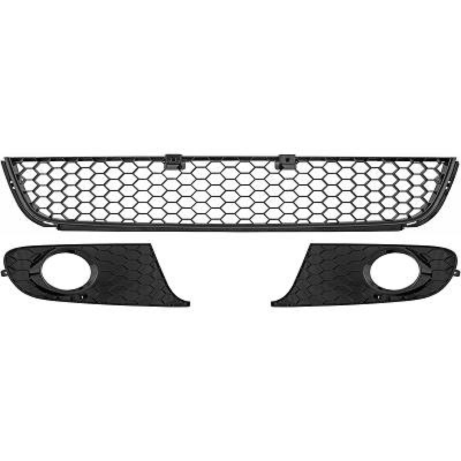 Grelha de ventilador, pára-choques Dianteiro para Volkswagen Golf VI Berlina 08-12