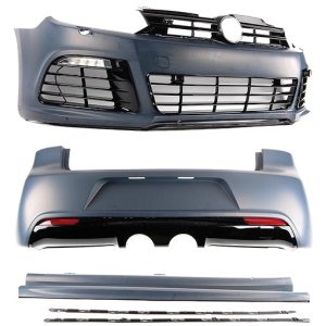 Pára-choques Traseiro para Volkswagen Golf VI Berlina 08-12