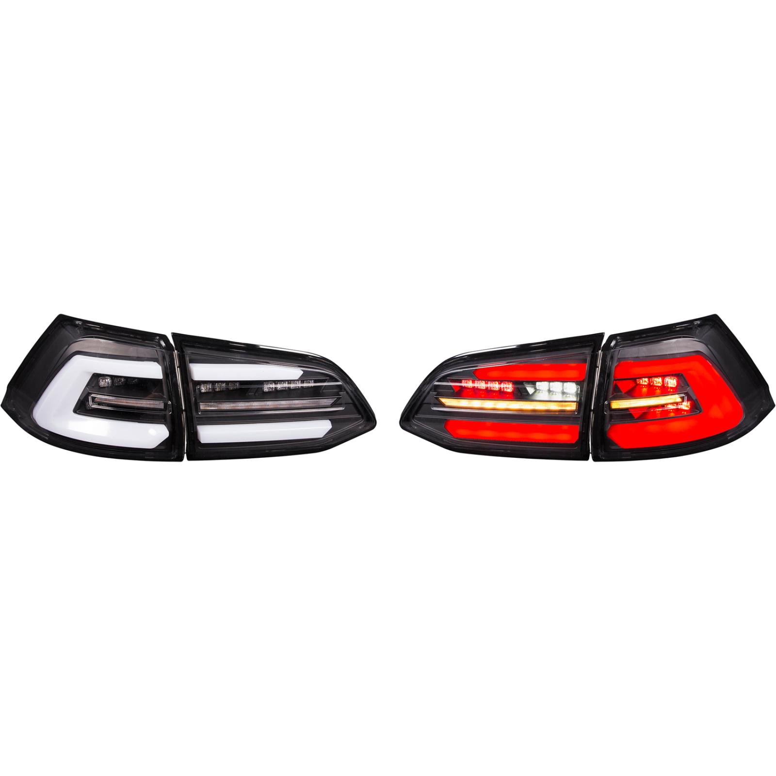 Jogo de farolins traseiros Traseiro para Volkswagen Golf VII Berlina 17-20