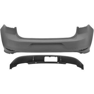 Pára-choques Traseiro para Volkswagen Golf VII Berlina 12-17
