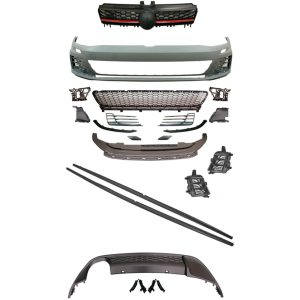 Pára-choques Traseiro para Volkswagen Golf VII Berlina 12-17